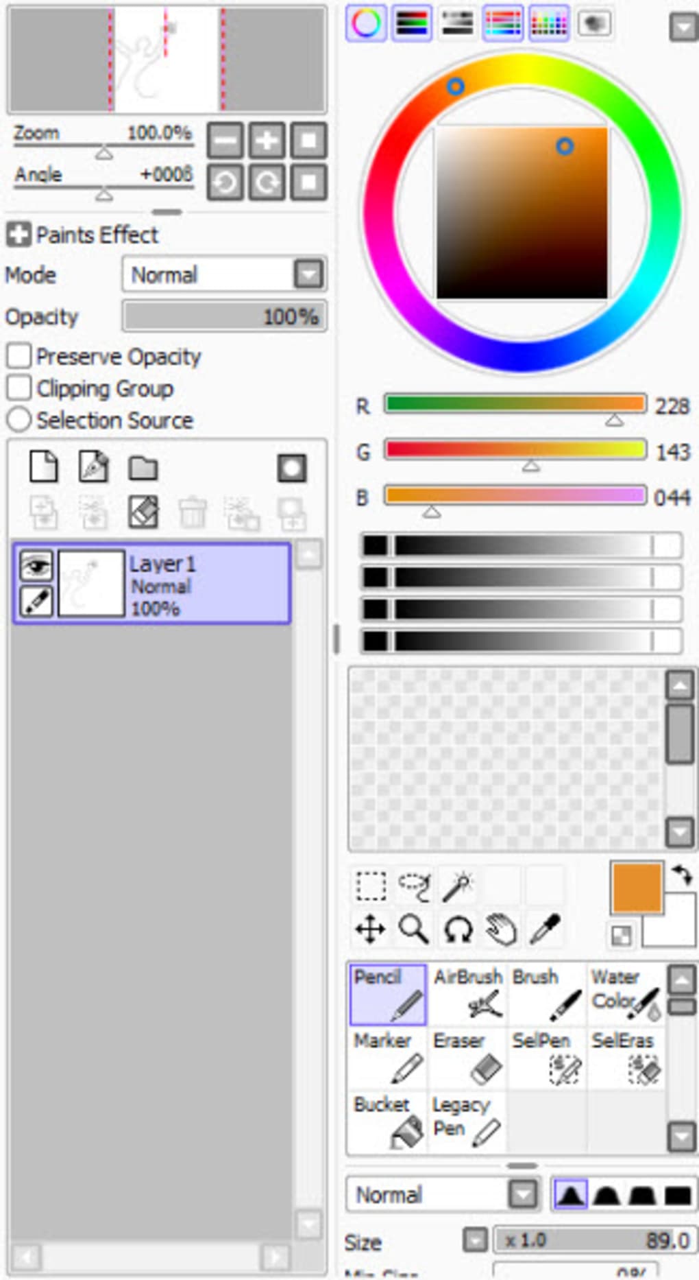 Paint tool sai full version for free